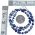Southwest Dumortierite Authentic Sterling Silver Bead Necklace BX119848
